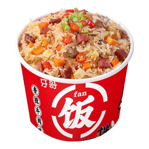 冲泡拌饭整箱6桶军粮自热米饭大份量宿舍速即食方便免煮懒人快餐