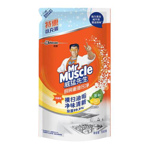 威猛先生厨房重油污净油烟机除菌