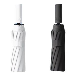 全自动雨伞折叠加大加粗抗风暴黑胶防紫外线户外遮阳双人晴雨伞zn