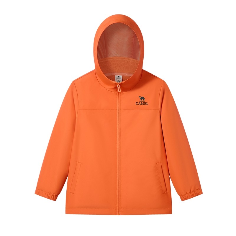 骆驼男童外套2025新款保暖防风中大童两件套户外登山服儿童滑雪服