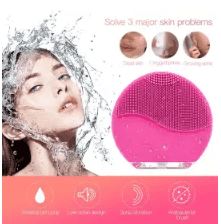 LazChoice CkeyiN Waterproof Electric Silicone Facial Cleaning