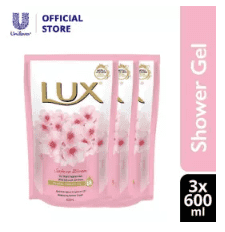 Lux Shower Gel Sakura Refill x 3