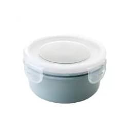 Food Storage Box Container Plastic Refrigerator Seal Lunch Box-round