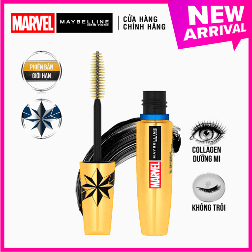 Mascara làm dày mi gấp 10 lần và ngăn rụng mi Maybelline Colossal Magnum 9.2ml