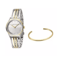 Esprit Unity Gift Set 2 Hands Women Watch With Bangle [Free Gift - Esprit unisex T-Shirt]