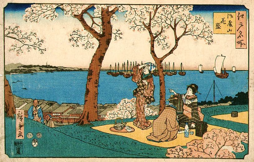 Gotenyama by Ando Hiroshige