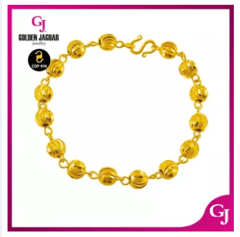 GJ Jewellery Emas Korea Bracelet - Bulan Sabit 9 7.0 (2260703)