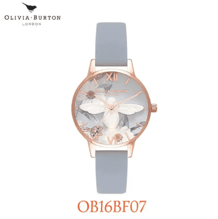 [Authentic] Olivia Burton Midi 3D Bee & Bejewelled Rose Gold Women Lady Watch