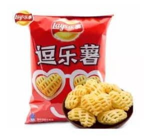 LAY'S FUNNY POTATO CHIPS 70g TOMATO FLAVOUR