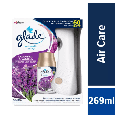 GLADE AUTOSPRAY LAVENDAR & VANILLA STARTER 269ML