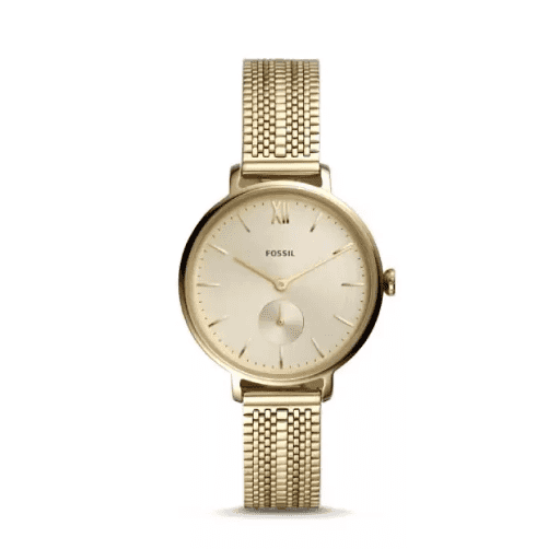 New Arrival Fossil Ladies' Kayla Three-Hand Gold-Tone Stainless Steel Watch ES4667 (jam tangan wanita)