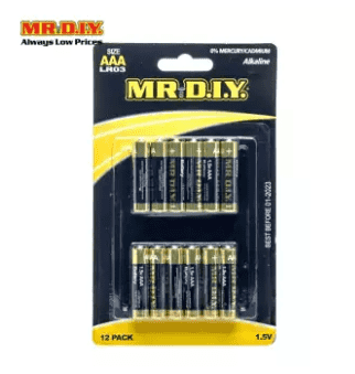 MR DIY ALKALINE SIZE AAA LR03 1.5V