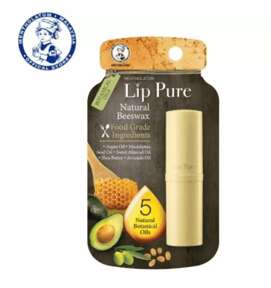 Mentholatum Lip Pure Botanical Oil Fragrance Free (4g)