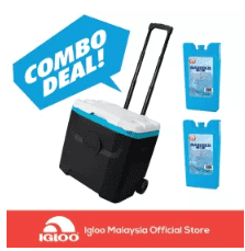 Igloo Quantum 28 Roller Black Turquoise