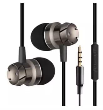 In-Ear Earphones Turbo Bass for Computer Mobile Phone Headset(Grey)