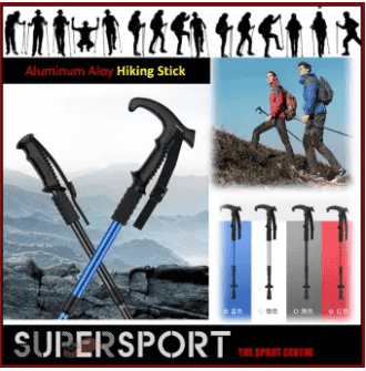 SUPERSPORT Adjustable Shock-Absorbing Hiking Stick