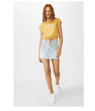 Cotton On Tie Front Tee