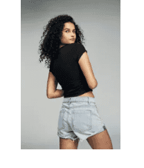 Mid Rise Saturday Denim Short