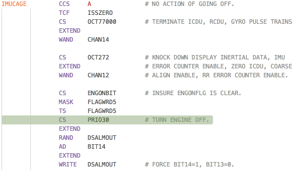 assembly instructions to turn off engine