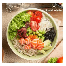 Salad Atelier - Shoyu Salmon Poké