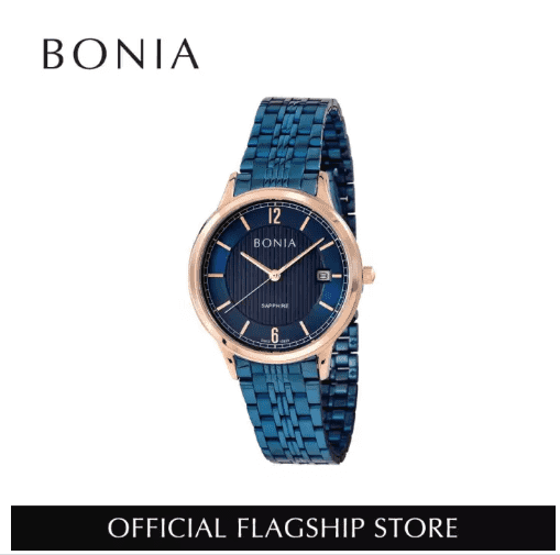 Bonia Women Watch Classic Quartz Blue BNB10539-2585 (Free Gift)