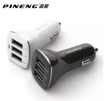 Pineng PN523 Car Charger with 5.2A 3xUSB Ports