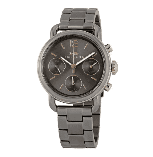Coach Delancey Grey Stainless-Steel Case Stainless-Steel Bracelet Ladies 14502841