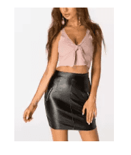 YOINS Butterfly Tie Front Design Sleeveless Scoop Neck Tie Front Crop Top...