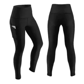 Women's High Waist Yoga Pants Tummy Control Workout Running 4 Way Stretch Yoga Leggings Tights with Pocket