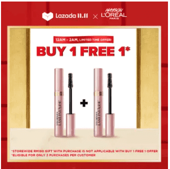 L'Oreal Paris Voluminous Lash Paradise Mascara Black