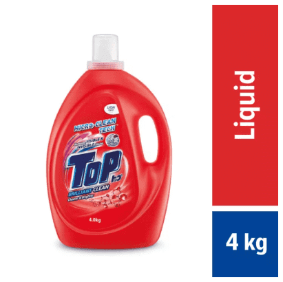 Top Liquid Detergent Brilliant Clean (Red) 4KG