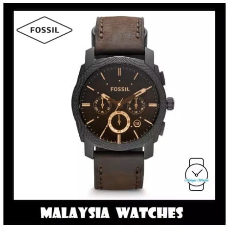 Fossil Men's Chronograph Leather Watch