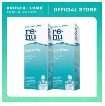 Bausch & Lomb Renu Sensitive 355ml 2-Pack Combo Multi-Purpose Solution (2 Boxes)