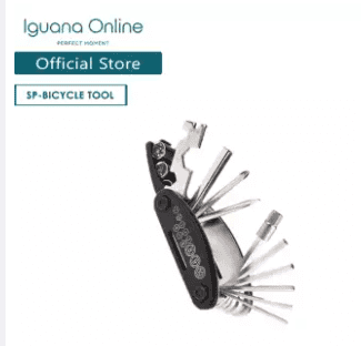 Iguana 15 in 1 Bike Bicycle Multi Repair Kit