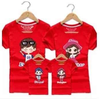 Red Family T-Shirt (Price for One T-Shirt)