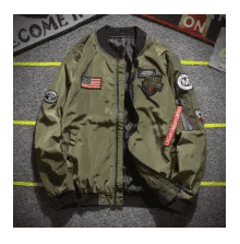 Grandwish Women Korean design coat Fashion jacket Plus size M-4XL (Army green)