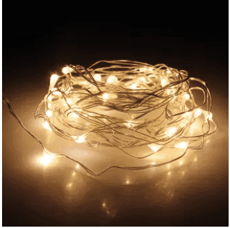 Global Express Delivery+Free Shipping】 Yika 5M 50LED String Copper Wire Battery Powered Waterproof Fairy Light