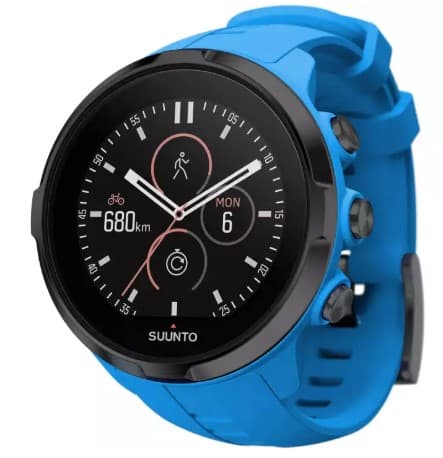Original Suunto Spartan Sport Wrist HR Blue SUSS022663000 Robust Multisport GPS Watch With Color Touch Screen And Wrist Heart Rate (International Warranty)
