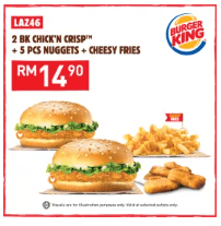 BURGER KING LAZ 46 BUNDLE