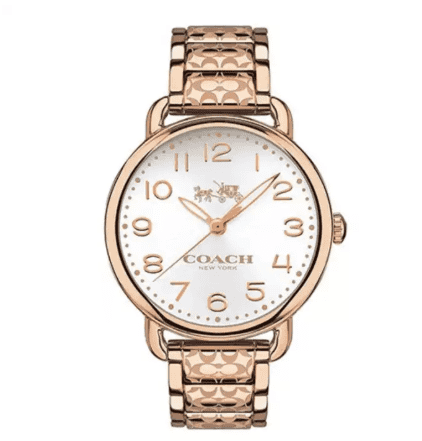 Coach Women's Delancey Rose Gold tone Bracelet Watch 14502497