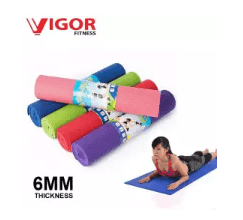 VIGOR High Grade PVC Yoga Mat (173x 61x 6mm)