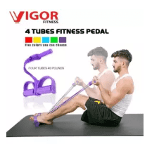 Yoga Pedal Pull Rope Elastic Resistance Exercise Band Home Fitness