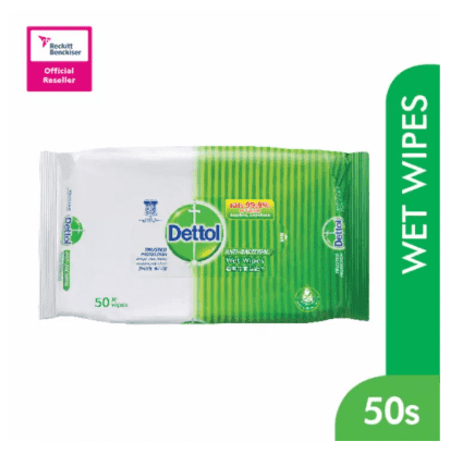 DETTOL ANTI-BACTERIAL WET WIPES 50S