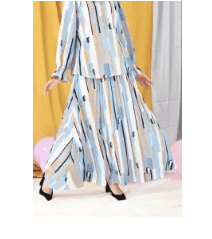 MISSLILY ABSTRACT FLOWY ONE SET