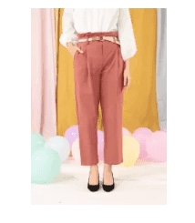 MISSLILY PLEAT FRONT PANTS