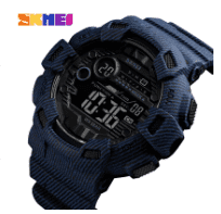 SKMEI New Men Sport Digital Watch Casual Military Waterproof Countdown Alarm Multifunction Fashion Digital Male Clock 1472
