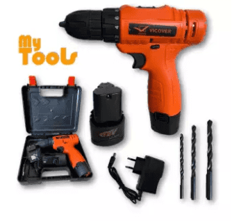 [Double Battery] MyTools 12V Li-ion Cordless Rechargeable Electric Power Tool Drill With EU Plug Charger FOC: 3 pcs Drill Bits