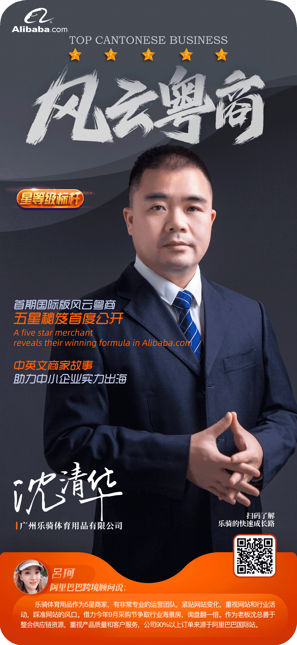 风云粤商|阿里国际南粤大区五星商家首次公开五星跨境电商运营秘笈