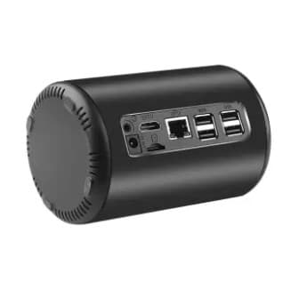 Intel Windows 10 Mini PC (Quad Core CPU, Bluetooth 4.0, WiFi, Camera) WP-G2 (Black)
