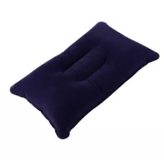 Portable Air Inflation Pillow PVC For Outdoor Travel Camping Hiking Sleeping